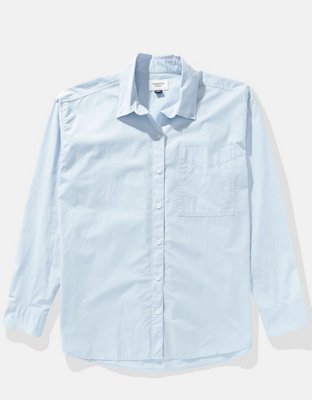AE Oversized Perfect Button-Up Shirt