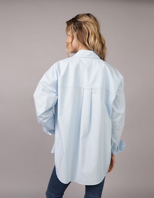 AE Oversized Perfect Button-Up Shirt