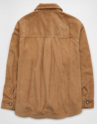 AE Corduroy Cropped Shacket