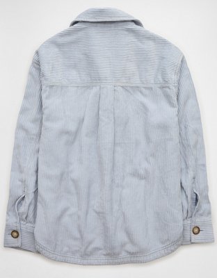 AE Corduroy Cropped Shacket