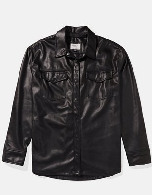 AE Sobrecamisa de Cuero Vegano