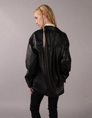 AE Sobrecamisa de Cuero Vegano