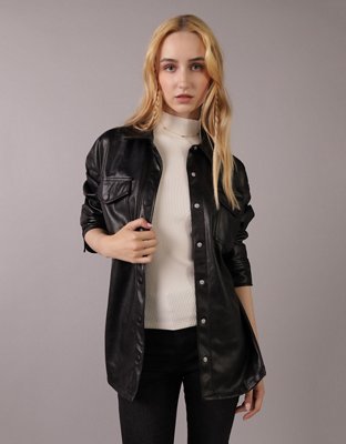 AE Sobrecamisa de Cuero Vegano