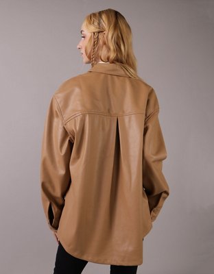 AE Sobrecamisa de Cuero Vegano