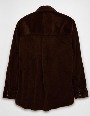 American Eagle AE Oversized Corduroy Shacket — фото 4