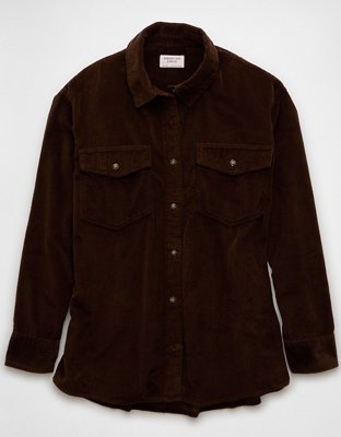 American Eagle AE Oversized Corduroy Shacket — фото 3