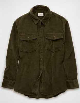 AE Oversized Corduroy Shacket