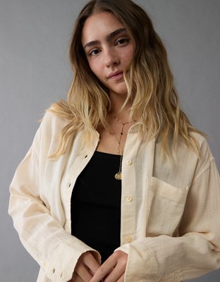 AE Perfect Button-Up Shirt