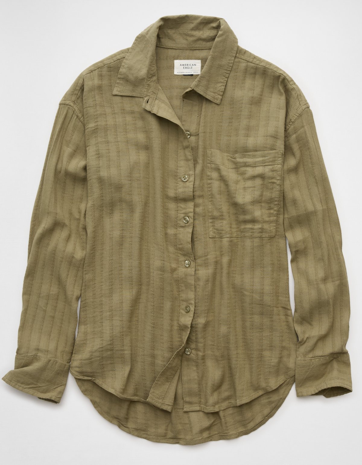 AE Perfect Button-Up Shirt - image 3