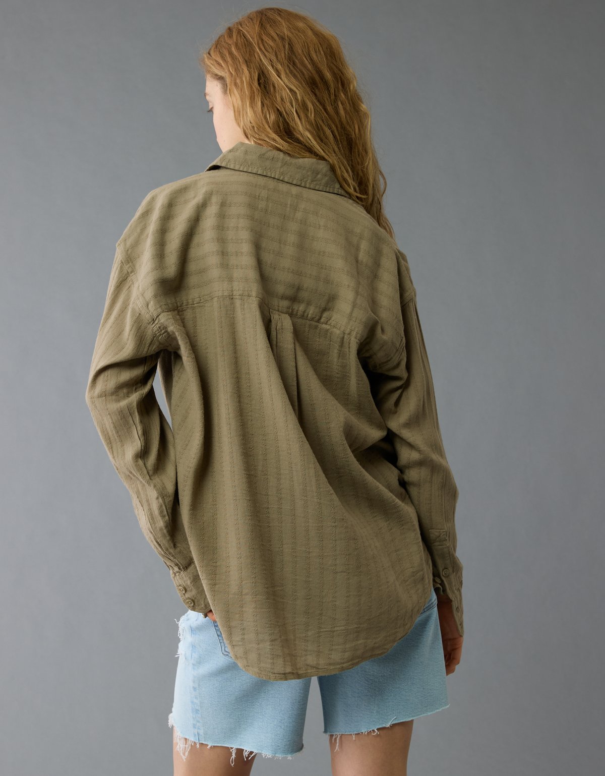 AE Perfect Button-Up Shirt - image 2