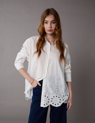AE Perfect Button-Up Shirt
