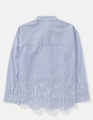 AE Camisa con Botones Bordada Perfecta