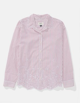 AE Camisa con Botones Bordada Perfecta