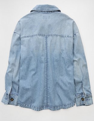 AE Studded Denim Shacket