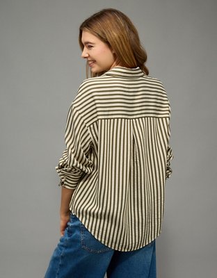 AE Oversized Button-Up Shirt