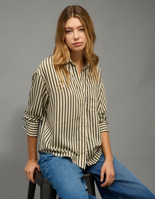 AE Oversized Button-Up Shirt