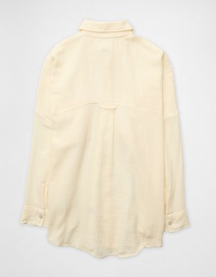 AE Oversized Button-Up Shirt