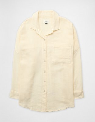 AE Oversized Button-Up Shirt