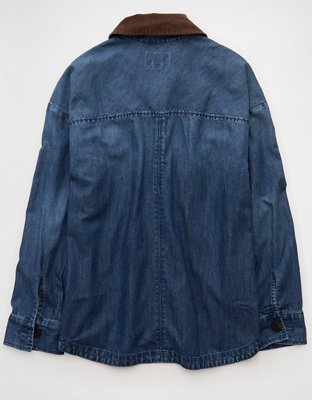AE Lightweight Denim Shacket