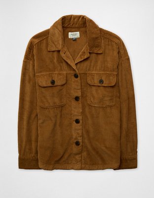AE Oversized Corduroy Shacket
