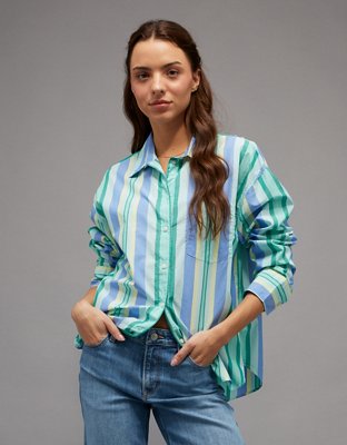 AE Poplin Button-Up Shirt
