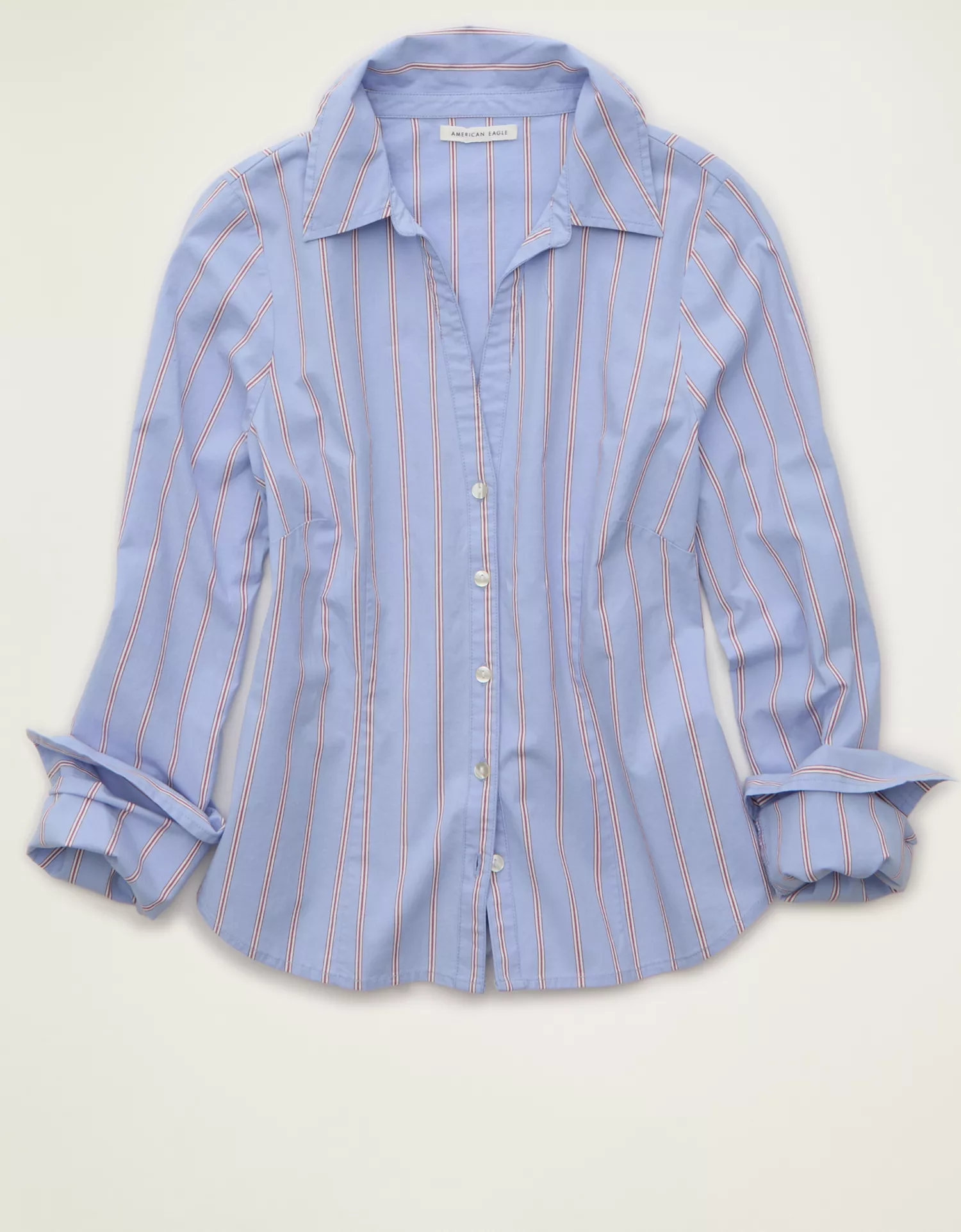 AE Fitted Button-Up Shirt - thumbnail 3