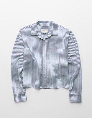 AE Camisa cropped con botones