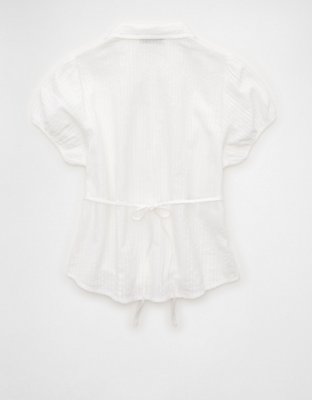 AE Short-Sleeve Button-Up Shirt