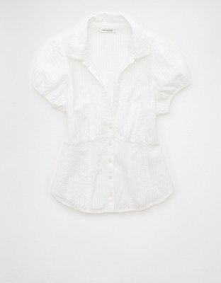 AE Short-Sleeve Button-Up Shirt