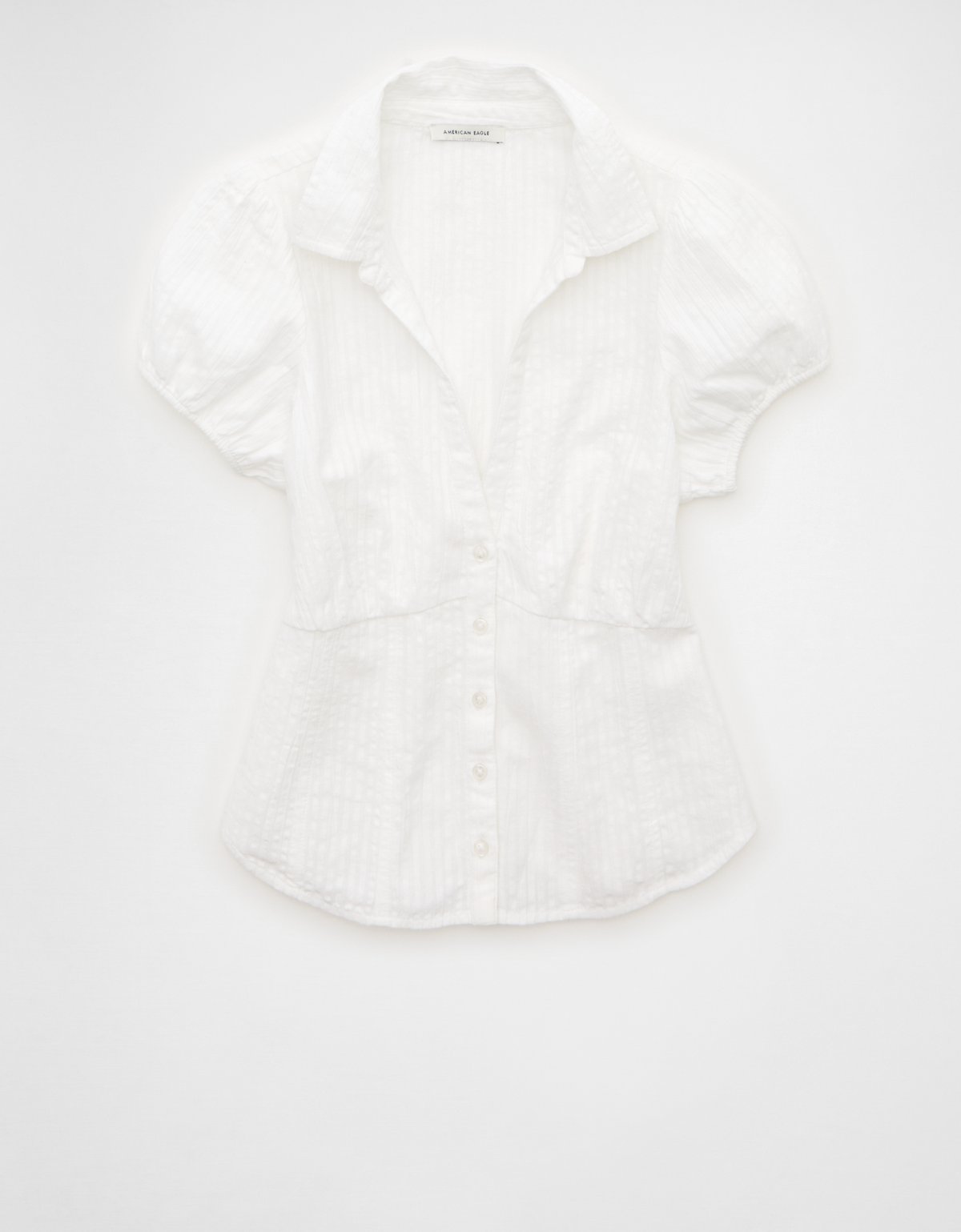 AE Short-Sleeve Button-Up Shirt - image 3