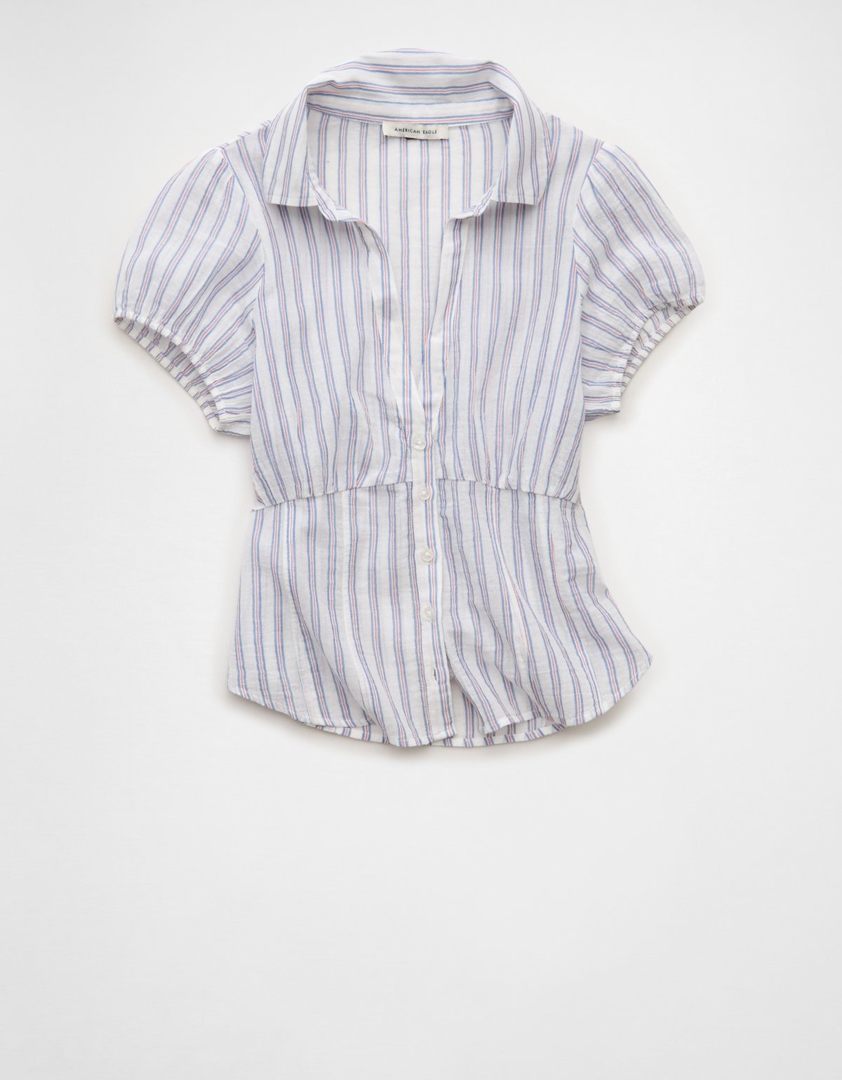 AE Short-Sleeve Button-Up Shirt - image 3