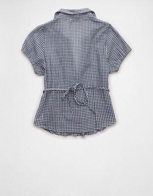AE Short-Sleeve Button-Up Shirt