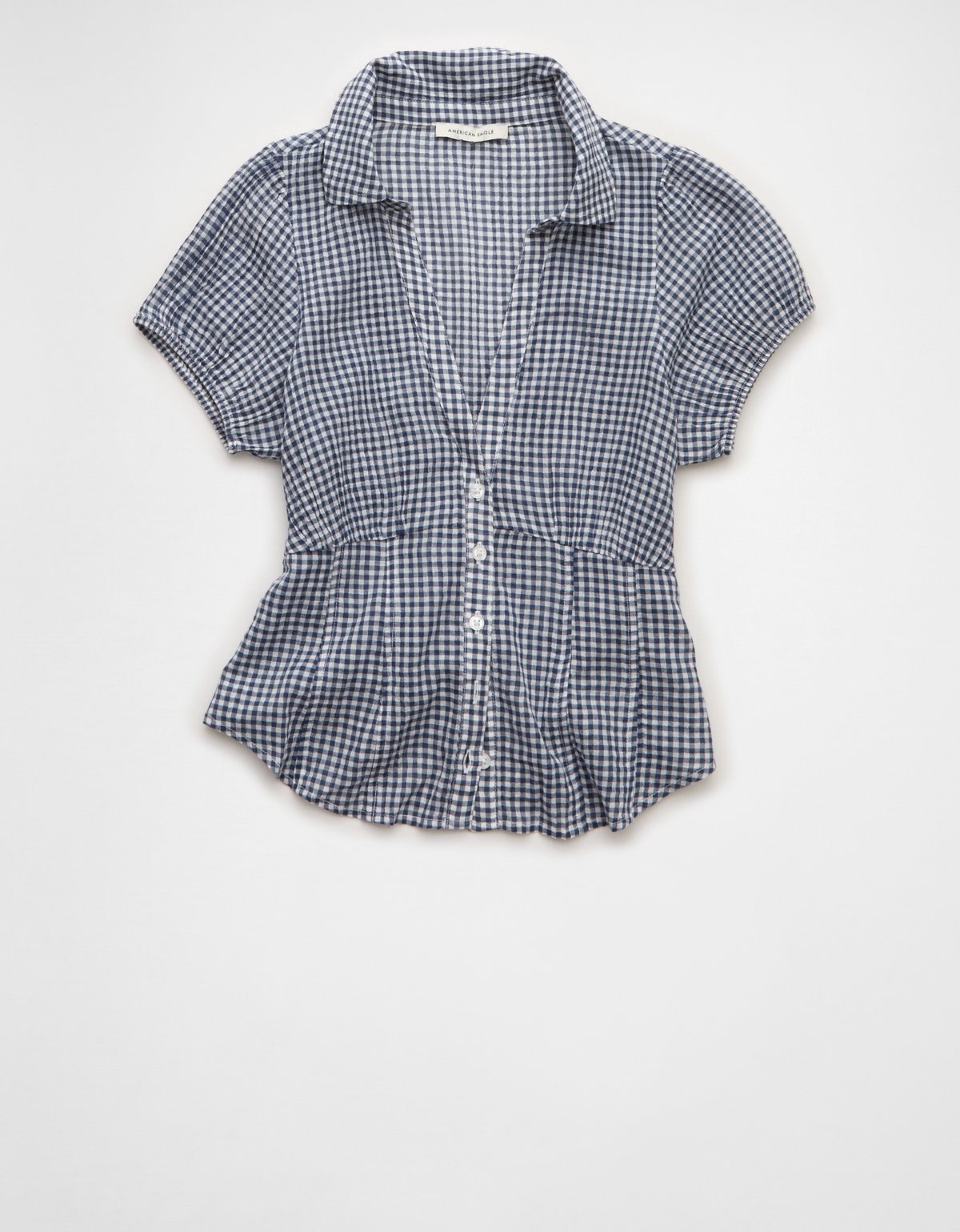 AE Short-Sleeve Button-Up Shirt - image 3