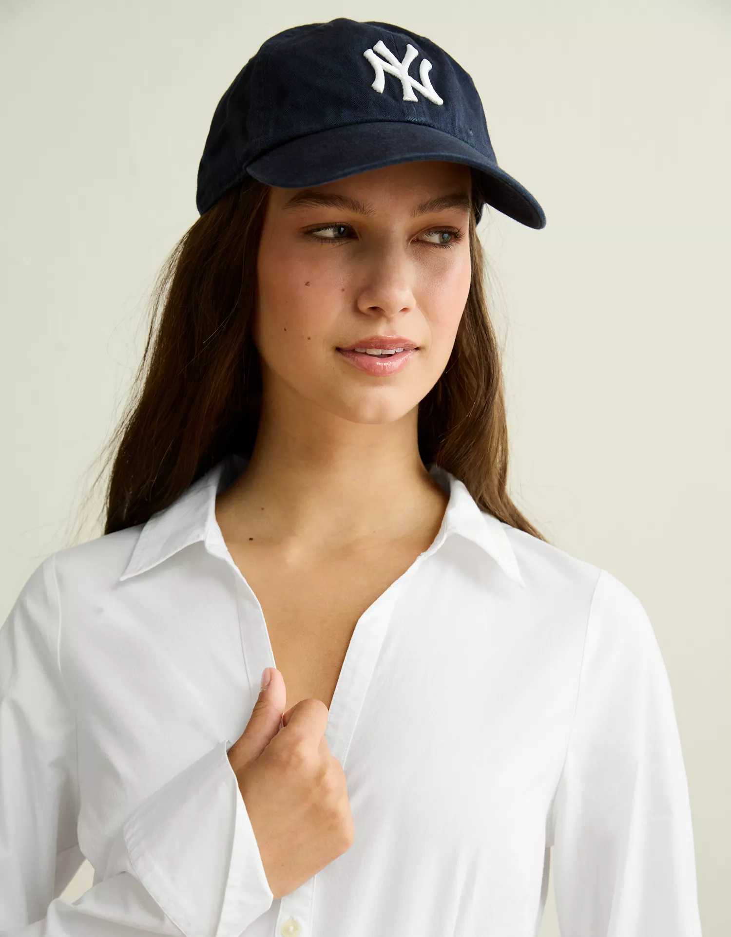 AE Fitted Poplin Button-Up Shirt - thumbnail 7