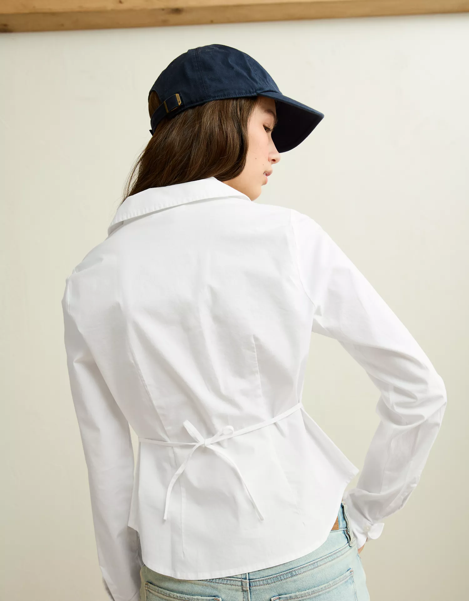 AE Fitted Poplin Button-Up Shirt - thumbnail 2