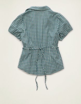 AE Short-Sleeve Button-Up Shirt
