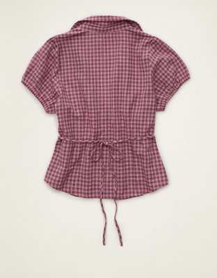 AE Short-Sleeve Button-Up Shirt