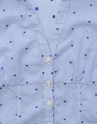 AE Short-Sleeve Button-Up Shirt