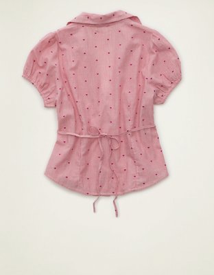 AE Short-Sleeve Button-Up Shirt