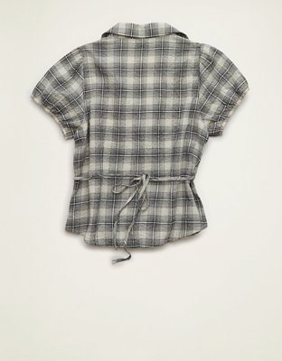 AE Short-Sleeve Button-Up Shirt