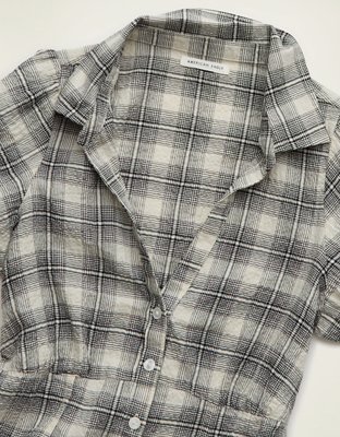 AE Short-Sleeve Button-Up Shirt