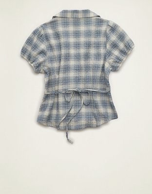 AE Short-Sleeve Button-Up Shirt