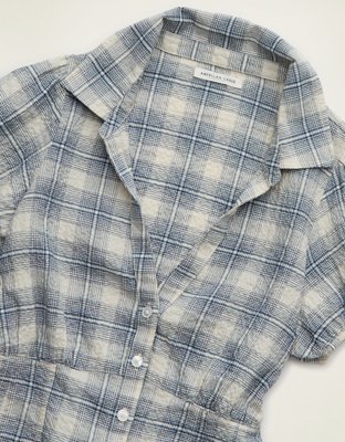 AE Short-Sleeve Button-Up Shirt