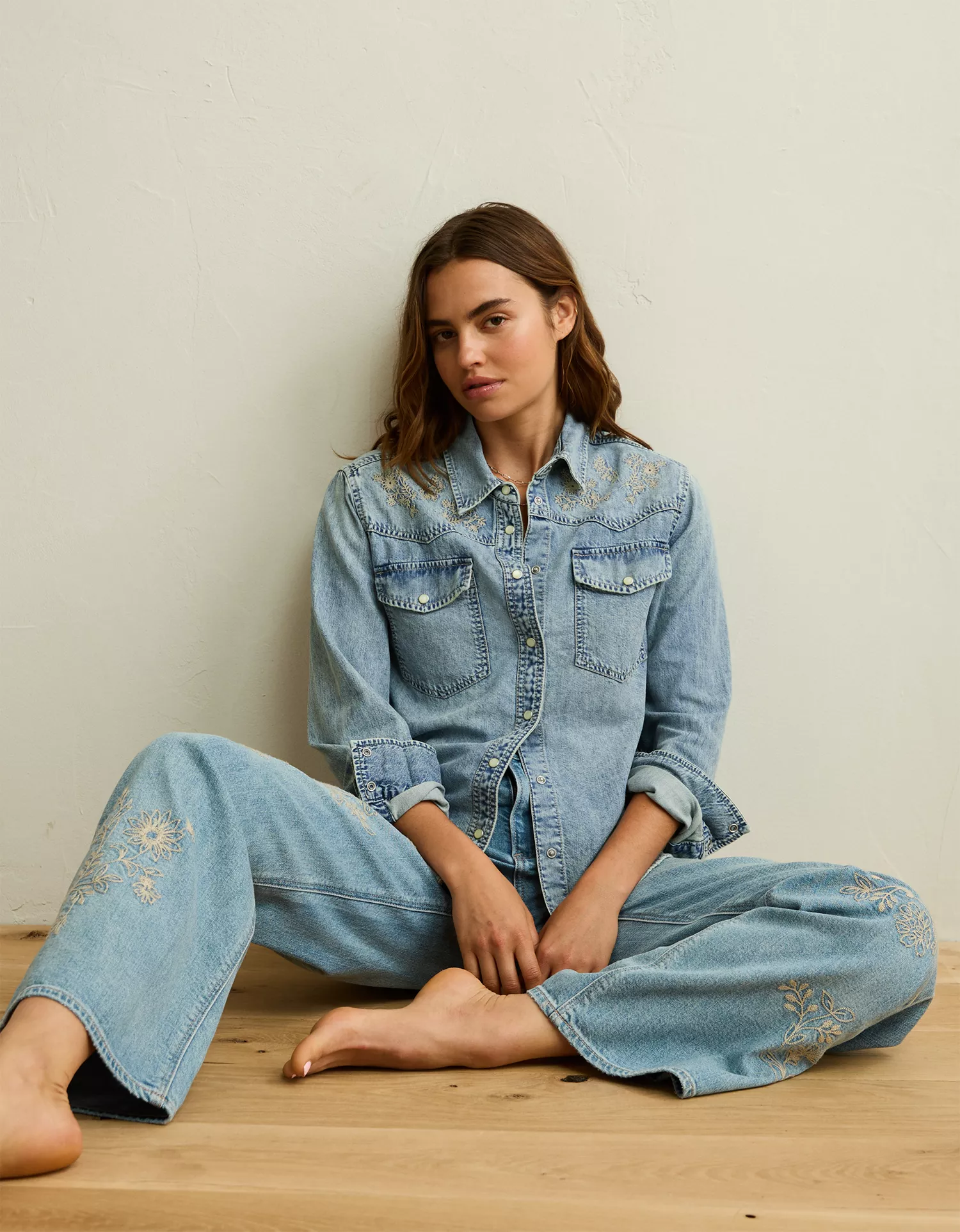 AE Throwback Denim Button-Up Shirt - thumbnail 10