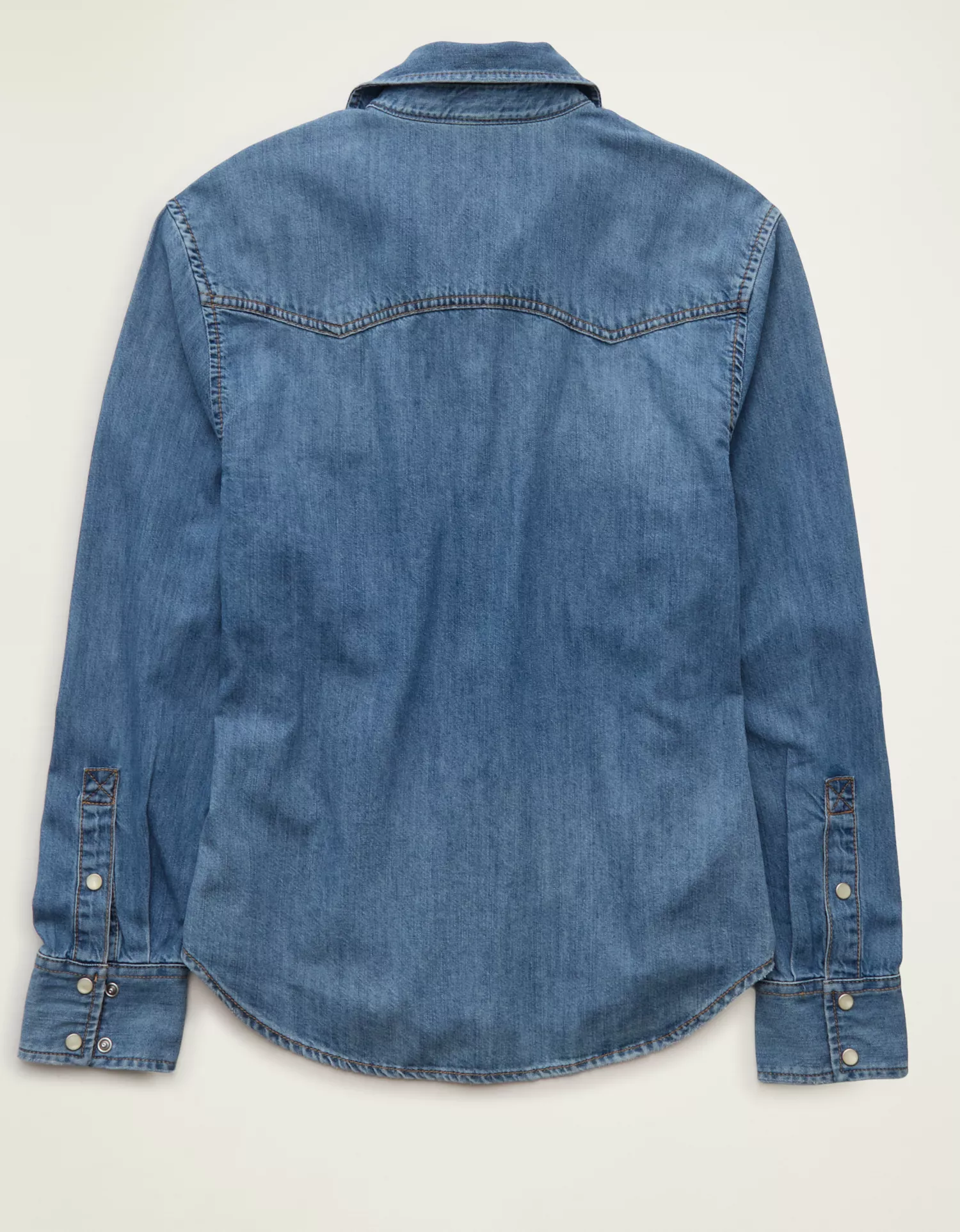AE Throwback Denim Button-Up Shirt - thumbnail 4