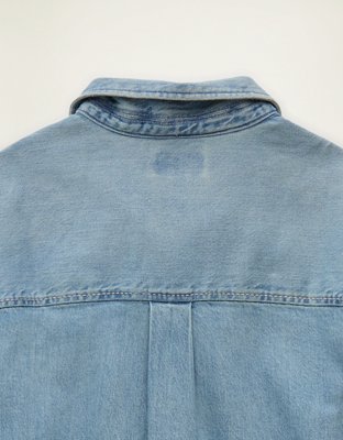 AE Oversized Denim Shacket