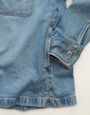 AE Oversized Denim Shacket