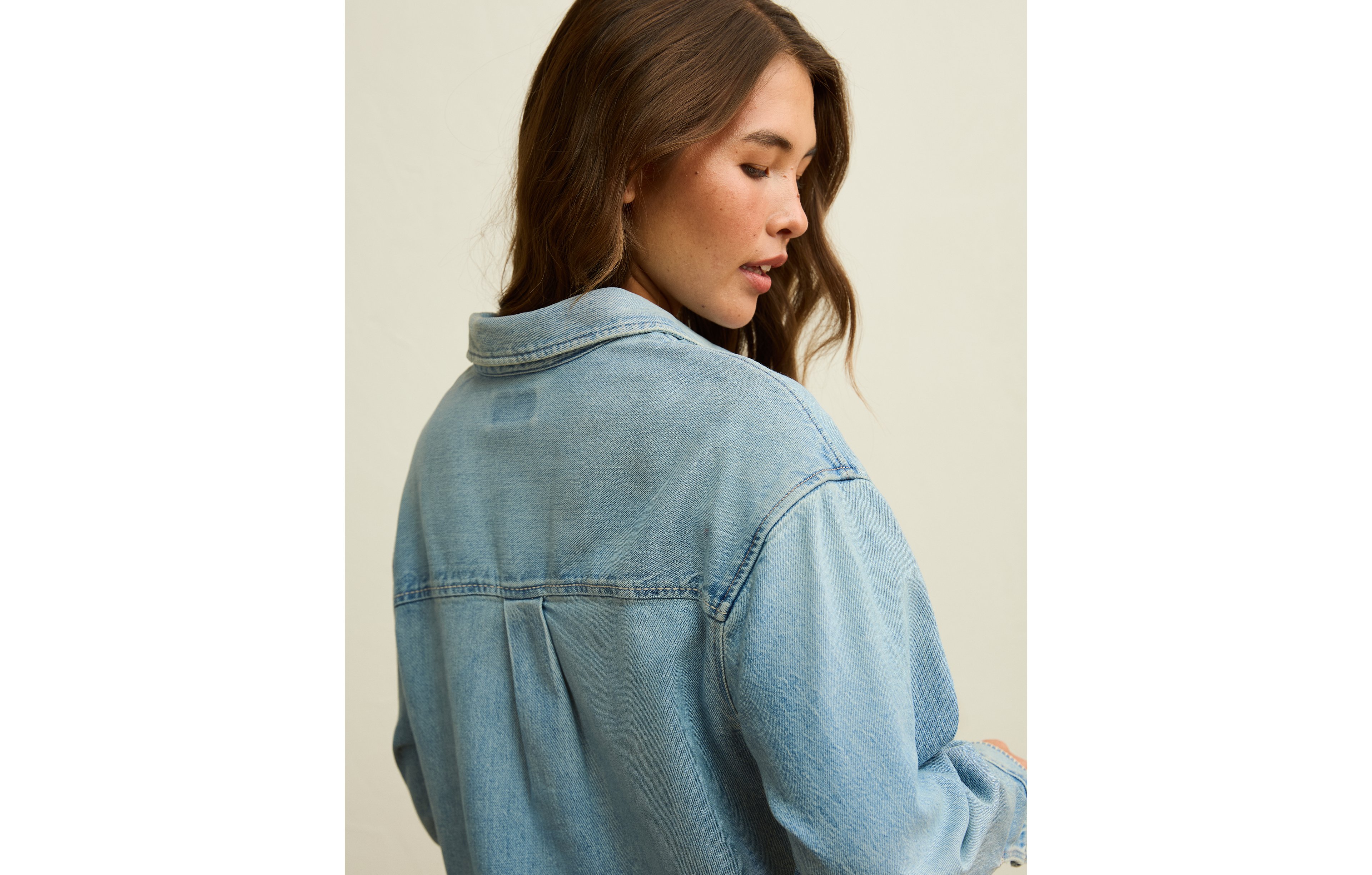 AE Oversized Denim Shacket