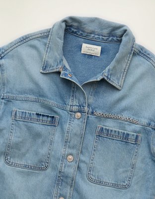 AE Oversized Denim Shacket
