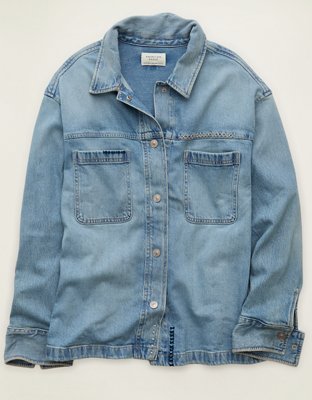 AE Oversized Denim Shacket